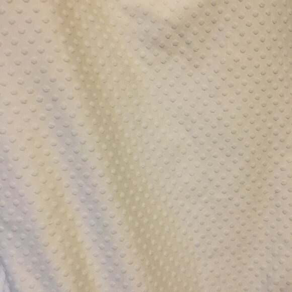 Off-White Textured Polka Dot Built in Support Swimsuit - Picture 8 of 16